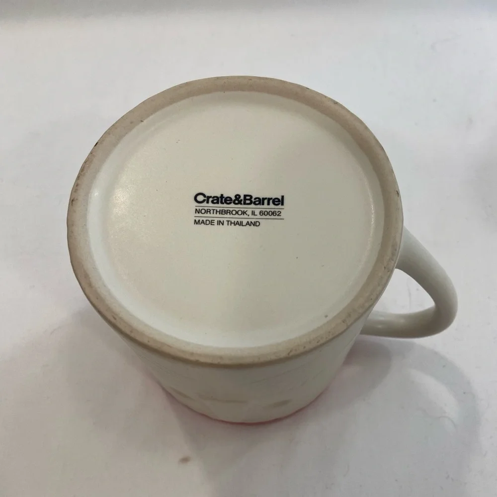 Crate&Barrel Santa Mug